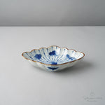 有田焼 染付 菊菱型向付 中鉢 18cm 十草松竹梅 Fukusen Studio1156
