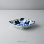 有田焼 染付 菊菱型向付 中鉢 18cm 古染 Fukusen Studio1156