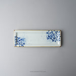 有田焼 染付 長角皿 22.5cm 蛸唐草 Fukusen Studio1156