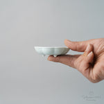 伊万里焼 モイスト クローバー 三ツ足小皿 8cm Hataman Studio1156