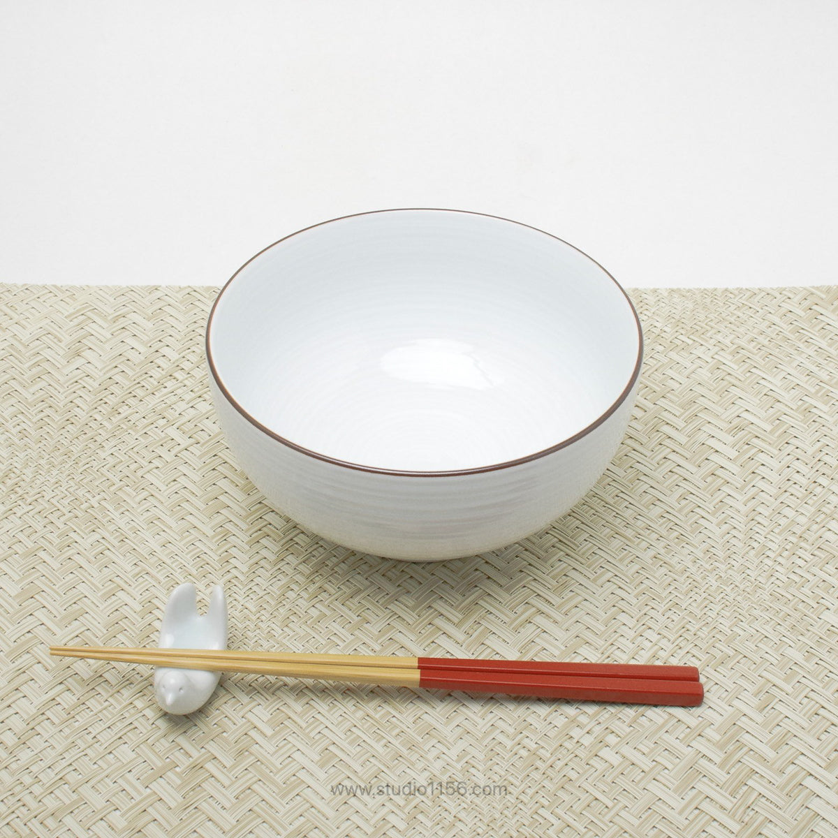 波佐見焼 五寸深めん丼 麺鉢 15.5cm/900ml Hakusan Studio1156