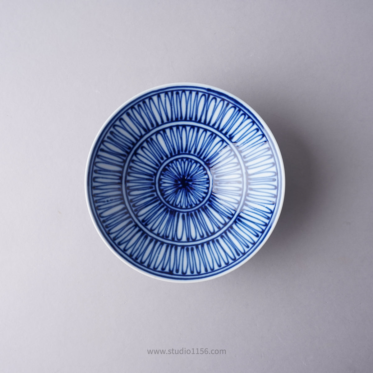 波佐見焼 平茶わん 青染付系 [F/FI/I/P/ST] 白山陶器の通販