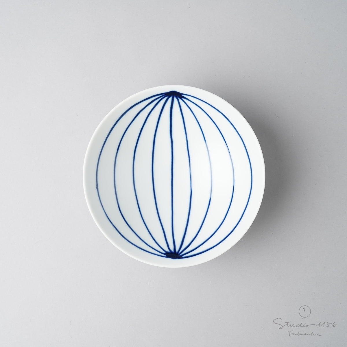 白山陶器　平茶碗　3枚　和食器　皿　青　波佐見焼 波佐見焼 平茶わん 青染付系 [F/FI/I/P/ST] 白山陶器の通販