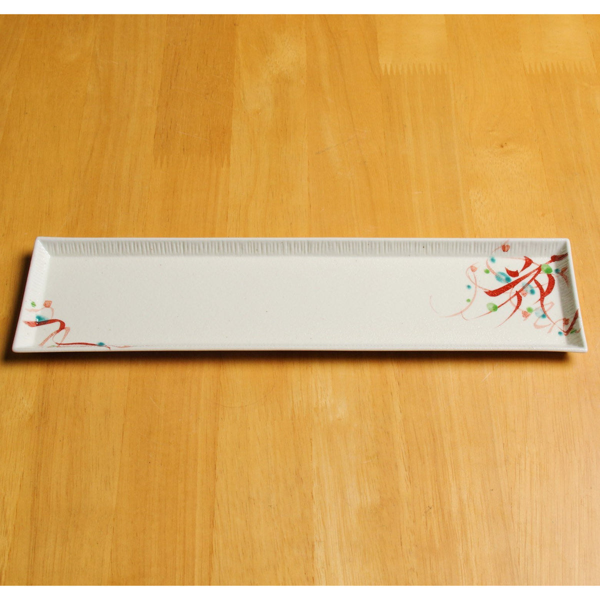 有田焼 Combo 長角プレート皿(M) 花文字万暦 30cm Zuiho Studio1156