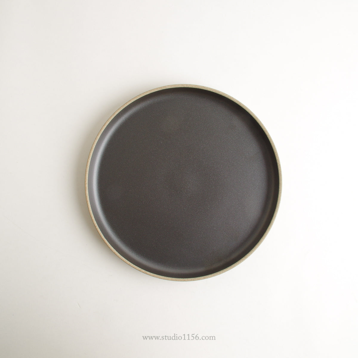 波佐見焼 HASAMI PORCELAIN プレート(L) 22cm Black(HPB004) HASAMI PORCELAIN Studio1156