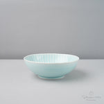 波佐見焼 Shinogi しのぎ 中鉢 14cm 青白磁 Ichiryu Studio1156