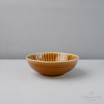 波佐見焼 Shinogi しのぎ 中鉢 14cm 黄朽葉 Ichiryu Studio1156