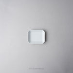 有田焼 スクエアプレート プレーン グレー TY Square Plate Plain Gray 90 1616 / Arita Japan Studio1156