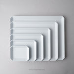 有田焼 スクエアプレート プレーン グレー TY Square Plate Plain Gray 1616 / Arita Japan Studio1156