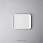 有田焼 スクエアプレート プレーン ホワイト / TY Square Plate Plain White 165 1616 / Arita Japan Studio1156