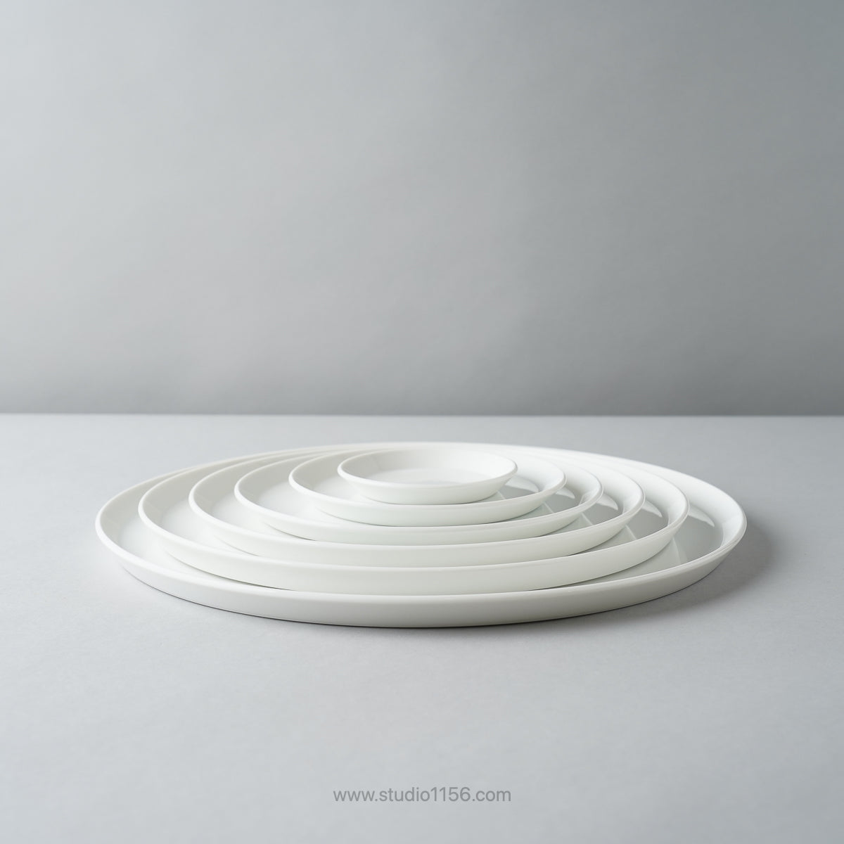 有田焼 ラウンドプレート ホワイト / TY Round Plate Plain White 1616 / Arita Japan Studio1156