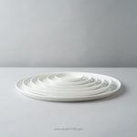 有田焼 ラウンドプレート ホワイト / TY Round Plate Plain White 1616 / Arita Japan Studio1156