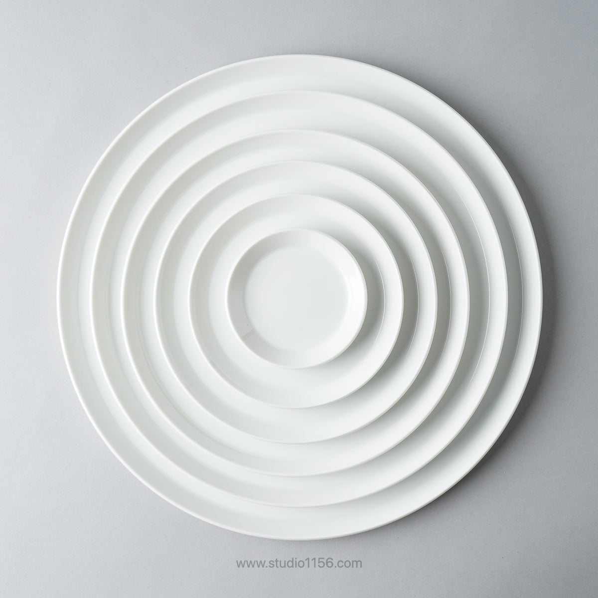 有田焼 ラウンドプレート ホワイト / TY Round Plate Plain White 1616 / Arita Japan Studio1156