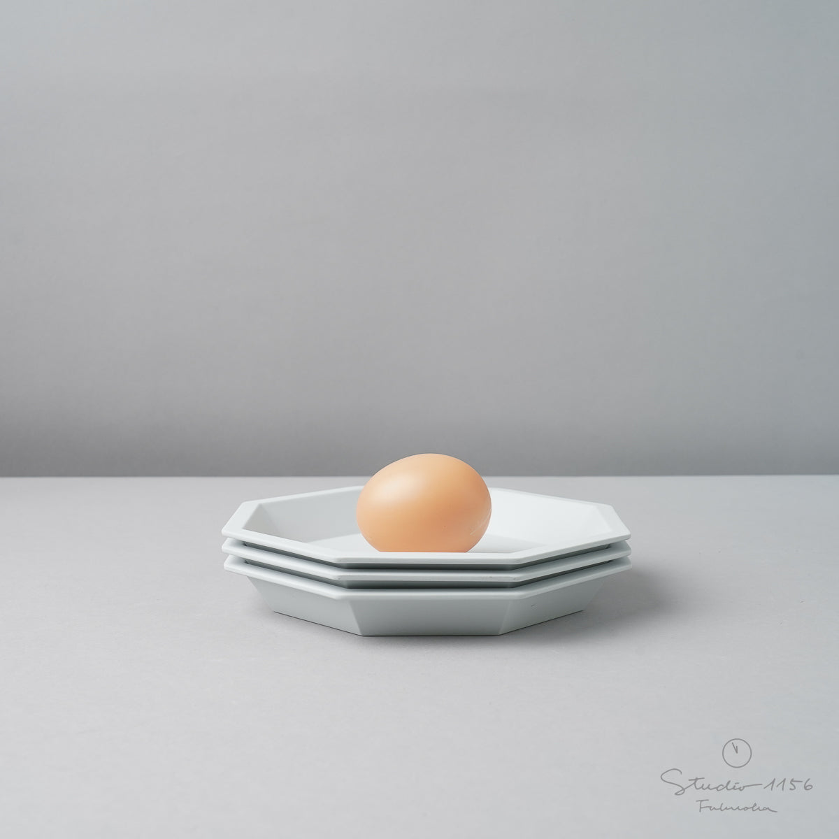 有田焼 TY "Standard" Anise plate Grey 150/220 1616 / Arita Japan Studio1156