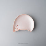 有田焼 梅花びら型 銘々皿 13.5cm ピンク Kouraku Studio1156