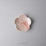 有田焼 梅形小皿 9cm 銀彩祥瑞捻 Kouraku Studio1156