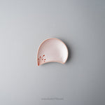 有田焼 梅花びら型 小皿10cm ピンク Kouraku Studio1156