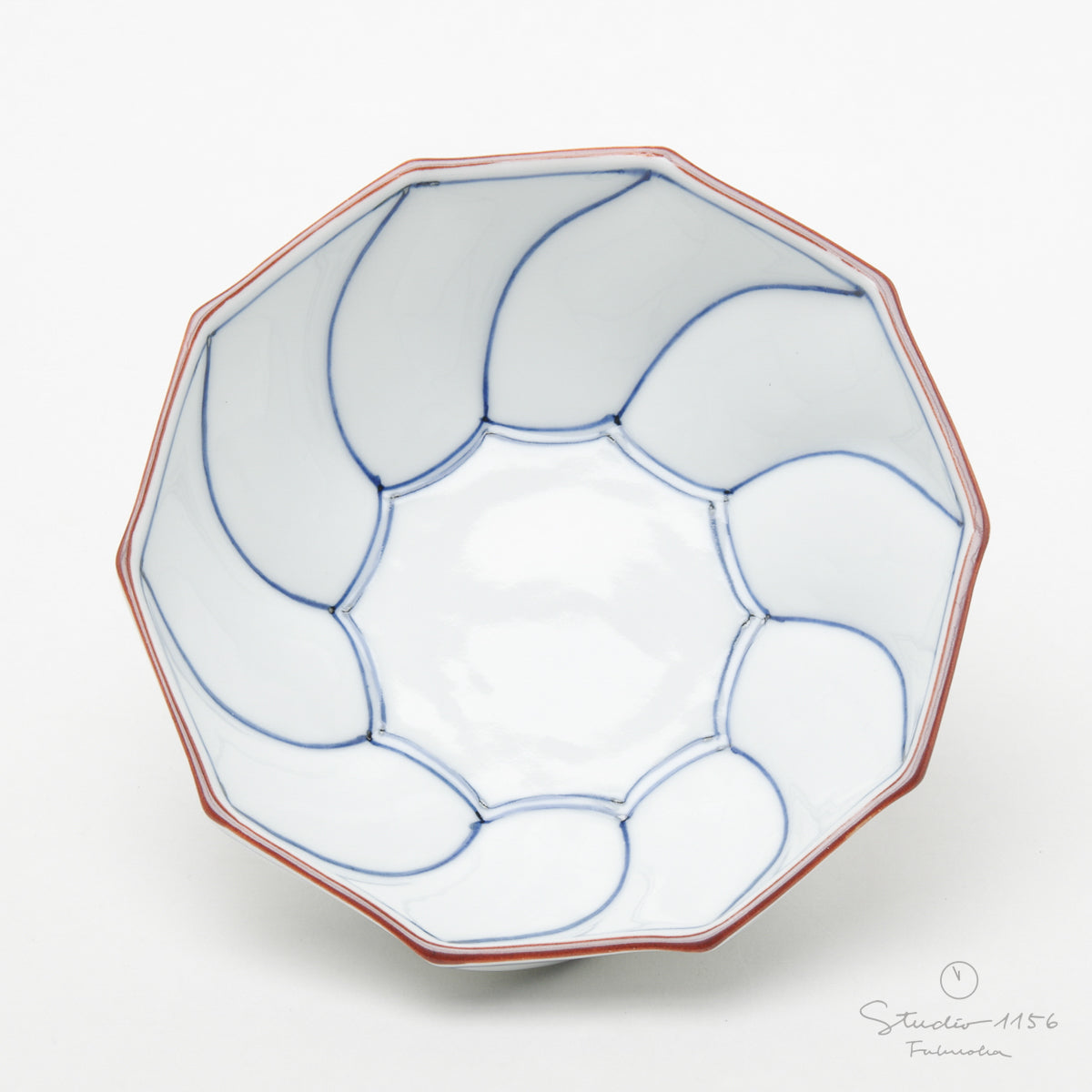 波佐見焼 捻り線 捻り小鉢 13.5cm Korin Studio1156