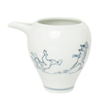 波佐見焼 染付高山寺 鳥獣人物戯画 徳利 片口 300ml Korin Studio1156