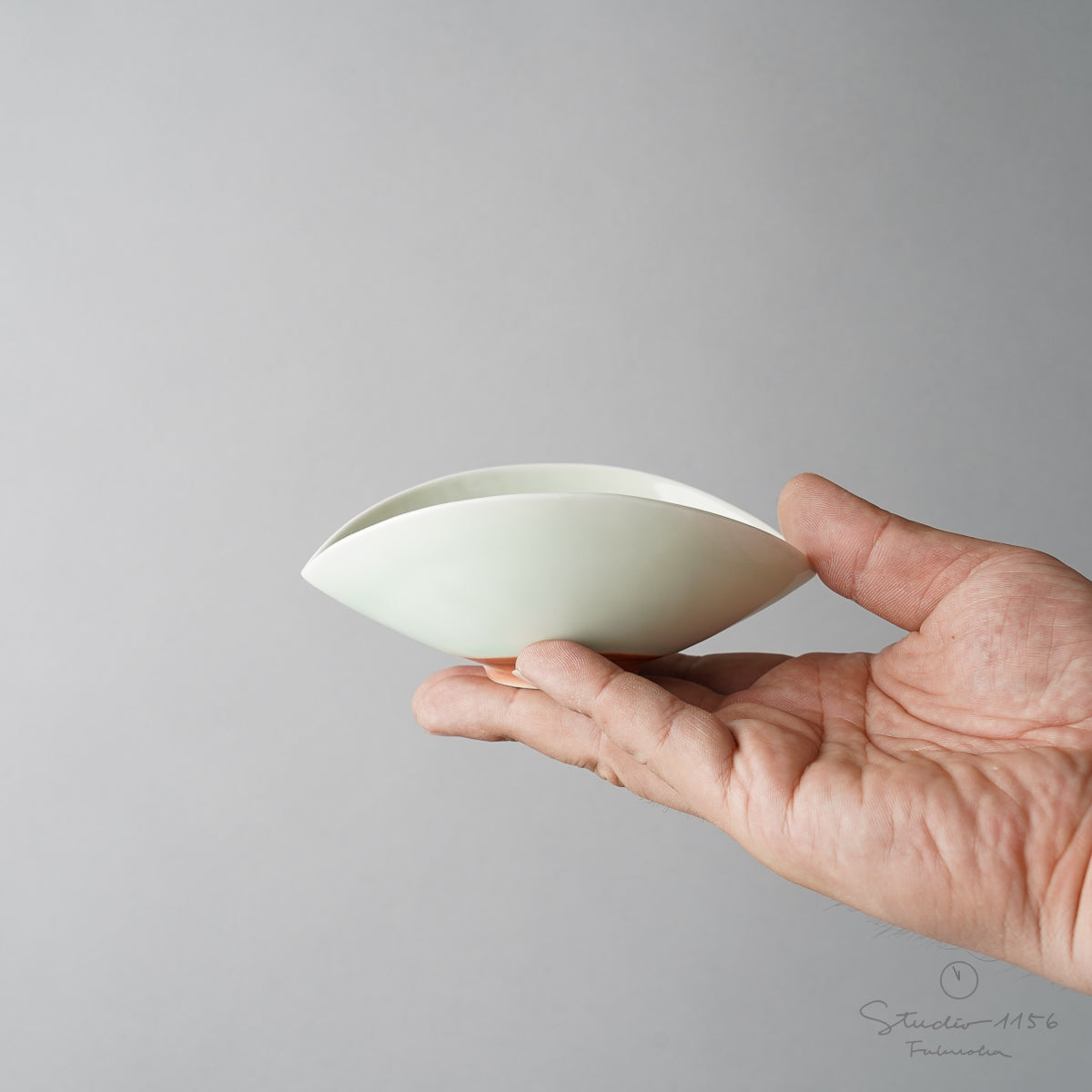 波佐見焼 ビードロ溜り すげ笠小付 小鉢 12.5cm Korin Studio1156