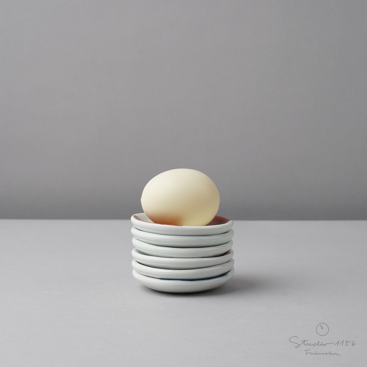 波佐見焼 染付と錦 豆皿 7cm Kousou Studio1156