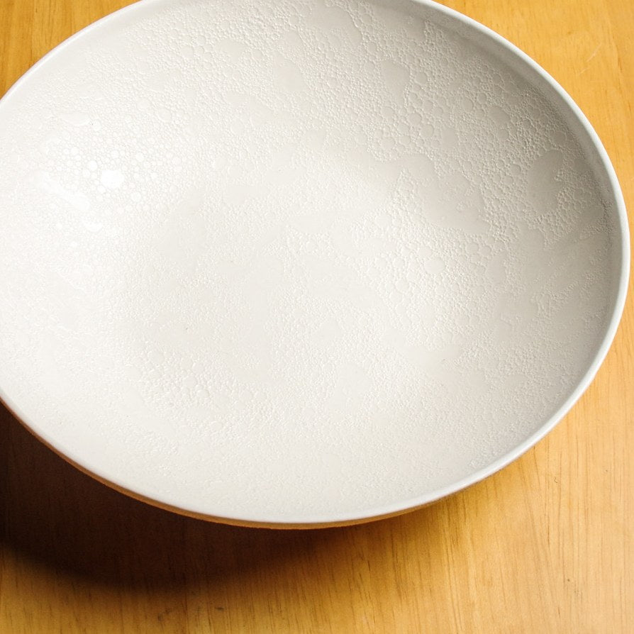 有田焼 白泡化粧 frameボウル 18cm [強化磁器] Kichiemon Studio1156