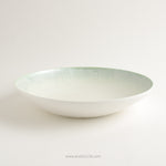 有田焼 frameボウル 25cm [強化磁器] ARITA HASAMI JAPAN 渕淡緑白泡 ARITA HASAMI JAPAN Studio1156