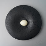 有田焼 オーバルパスタプレート 27.5cm 黒陶 Kanezen Studio1156