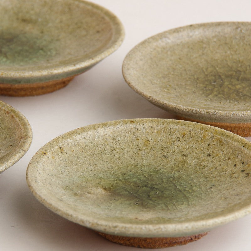 唐津焼 刺し猪口 青唐津 8cm Kyozan Title  Studio1156