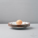 有田焼 色絵梅菊紋 和皿 18cm Kisen Studio1156