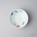 有田焼 Cacomi 鍋取り鉢 13.5cm (Painting) 染錦六瓢 Kisen Studio1156