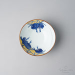 有田焼 Cacomi 鍋取り鉢 13.5cm (Painting) 黄濃ざくろ Kisen Studio1156