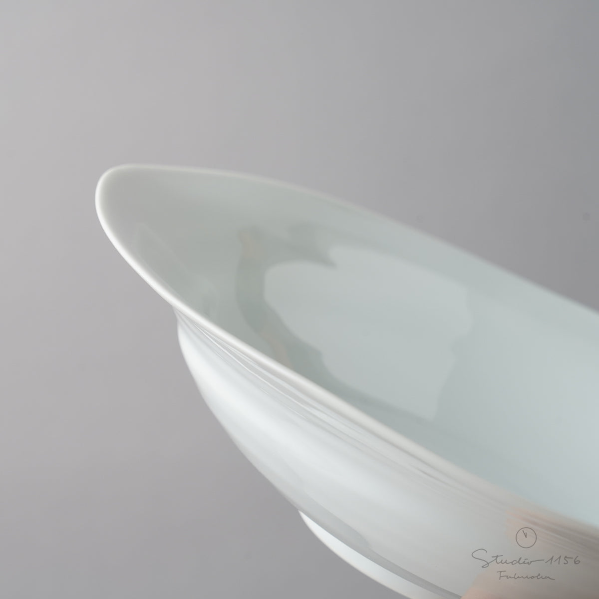波佐見焼 白磁 薄手中鉢 19cm Koushun Studio1156