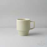 波佐見焼 HASAMI SEASON 01 ブロックマグ ビッグ 8.5cm/330ml イエローベージュ Maruhiro Studio1156