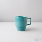 波佐見焼 HASAMI SEASON 01 ブロックマグ ビッグ 8.5cm/330ml グリーン Maruhiro Studio1156