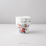 波佐見焼 BARBAR 蕎麦猪口大辞典 色絵 そばちょこ 8cm/170ml Maruhiro Studio1156