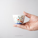 波佐見焼 BARBAR 蕎麦猪口大辞典 色絵 そばちょこ 8cm/170ml Maruhiro Studio1156
