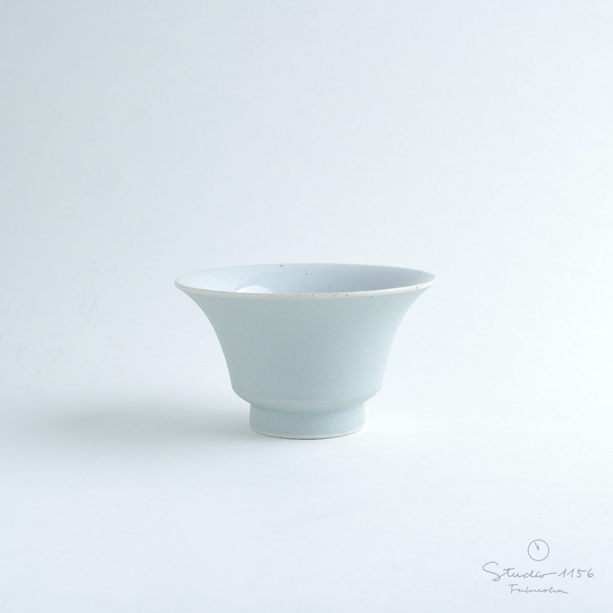 波佐見焼 JIYUシリーズ お茶碗(M) 12cm 空色鼠(そらいろねず) nucca Studio1156