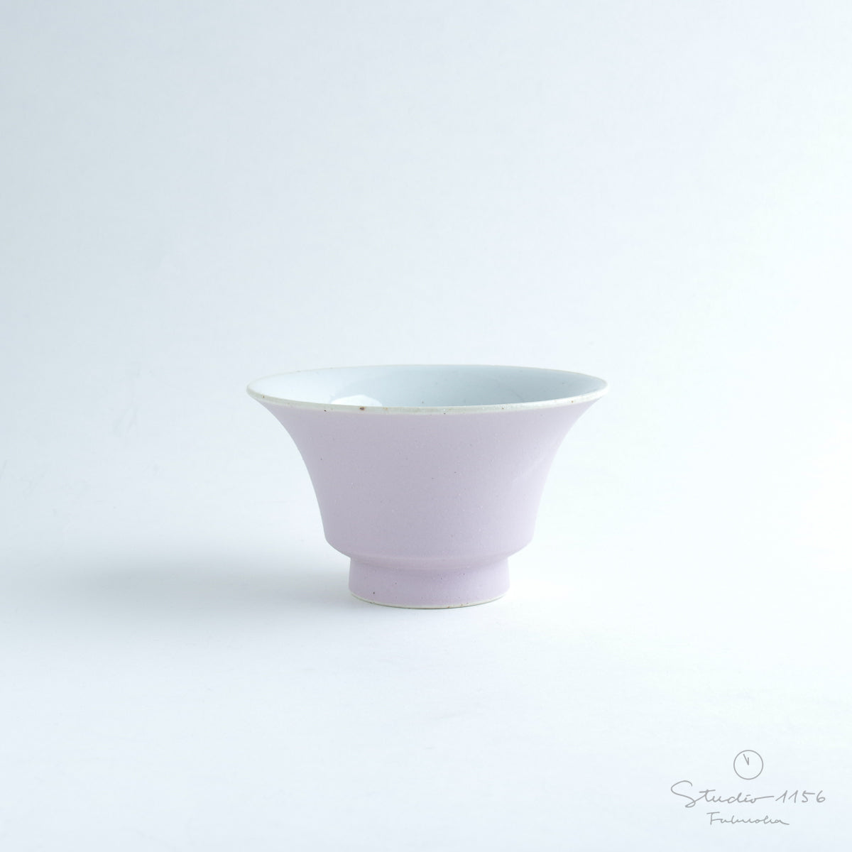波佐見焼 JIYUシリーズ お茶碗(M) 12cm 薄藤(うすふじ) nucca Studio1156