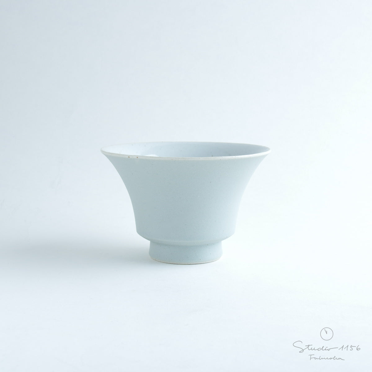 波佐見焼 JIYUシリーズ お茶碗(L) 13cm 空色鼠(そらいろねず) nucca Studio1156