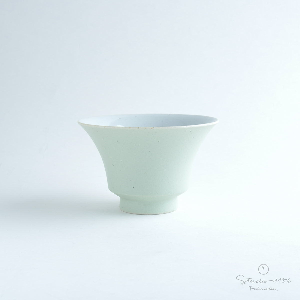 波佐見焼 JIYUシリーズ お茶碗(L) 13cm 白緑(びゃくろく) nucca Studio1156
