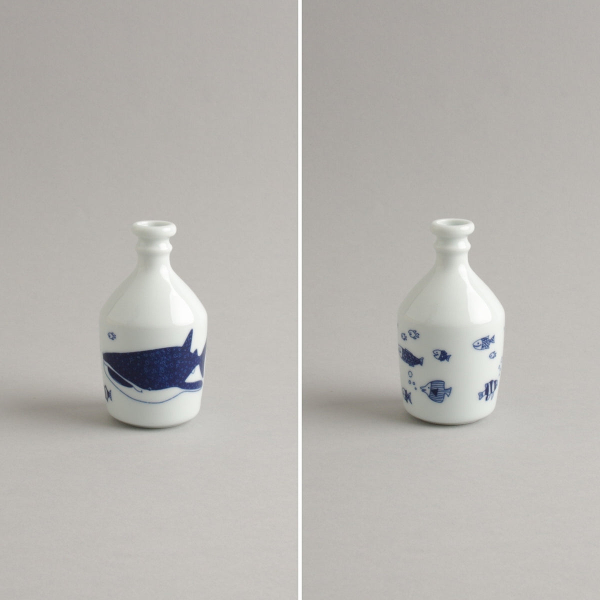 波佐見焼 cocomarine ミニコンプラ瓶 5.5cm/100ml 大型生物 natural69 Studio1156