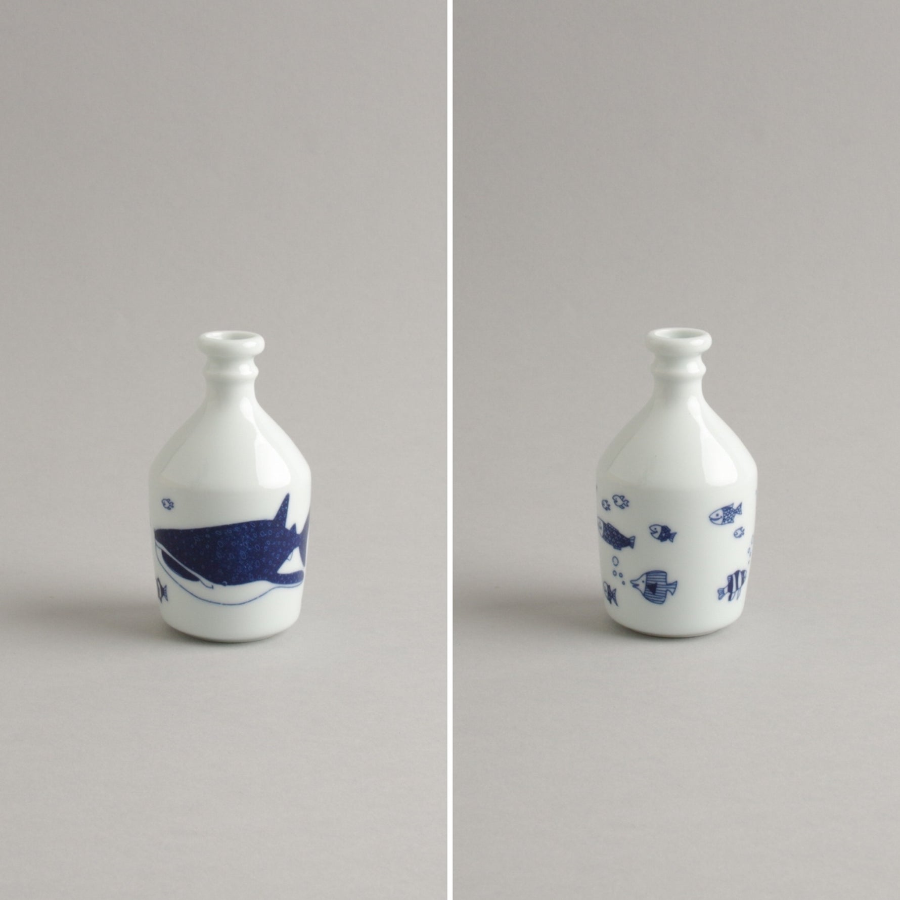 波佐見焼 cocomarine ミニコンプラ瓶 5.5cm/100ml 大型生物 natural69 Studio1156