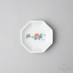 有田焼 柿右エ門写 八角小皿 10cm 牡丹 Ojiyama Studio1156