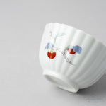 有田焼 柿右エ門写 菊割小付 小鉢 8cm 柿 Ojiyama Studio1156