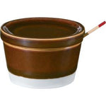 波佐見焼 es spice pot 薬味入れ 6cm [薬味サジ付] 飴釉 essence Studio1156