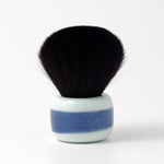 オリジナル商品 染付刷毛目 化粧筆 7.6cm QUSAVI Studio1156