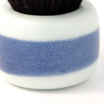オリジナル商品 染付刷毛目 化粧筆 7.6cm QUSAVI Studio1156