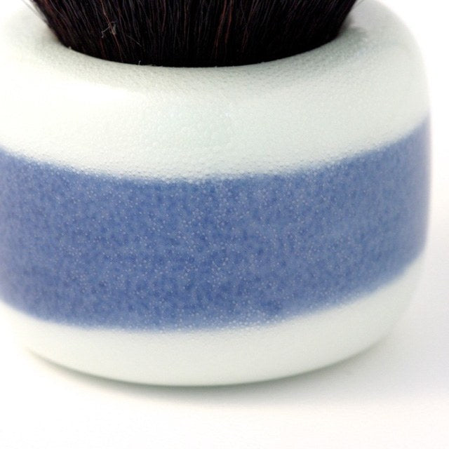 オリジナル商品 染付刷毛目 化粧筆 7.6cm QUSAVI Title  Studio1156