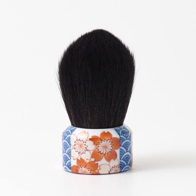 オリジナル商品 青海桜尽し 化粧筆 6.5cm QUSAVI Title  Studio1156